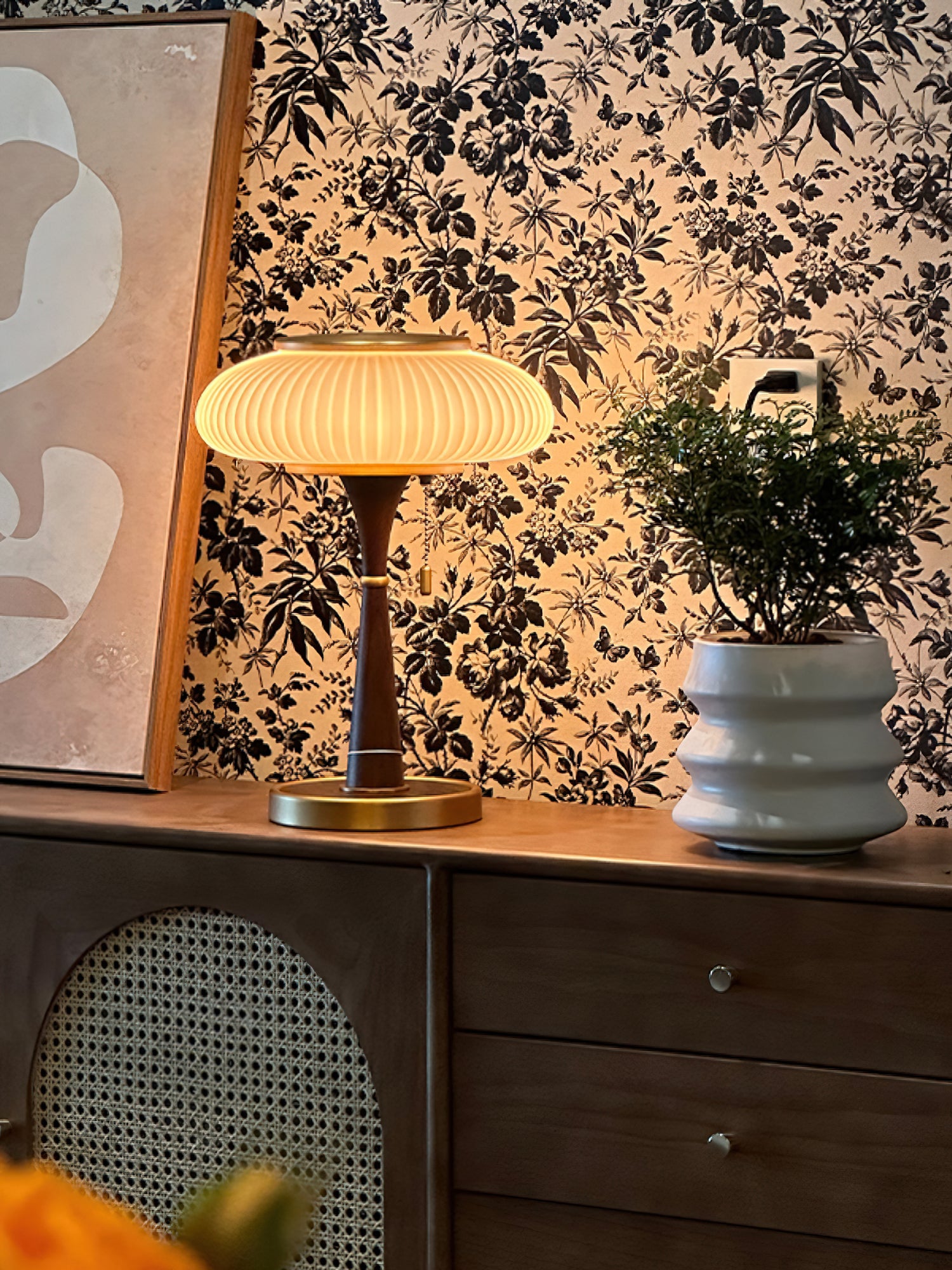 Premium Matsutake Mushroom Table Lamp - Modern LED Night Light for Bedroom, Living Room, and Office Decor - Warm White Ambient Lighting for Relaxation and Reading