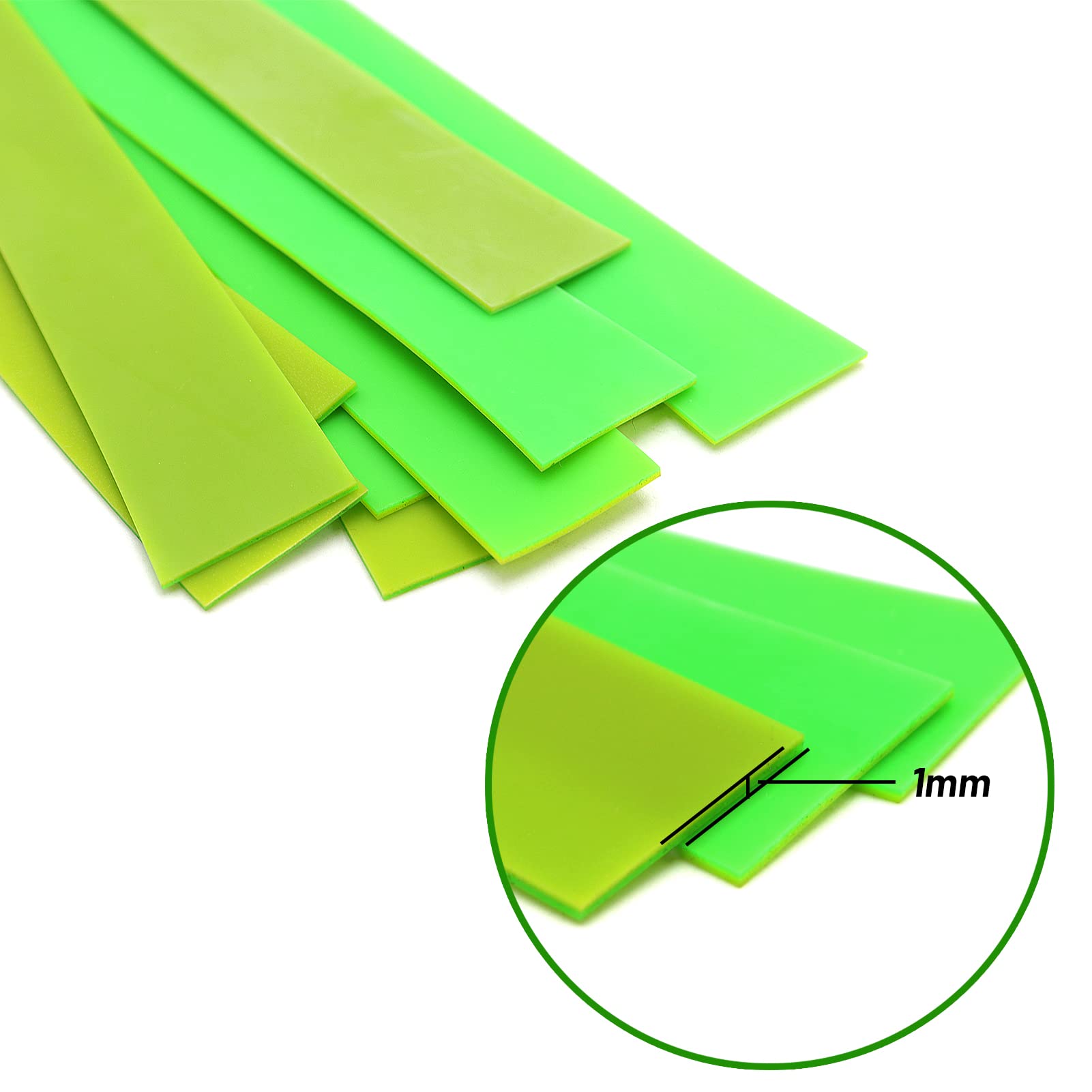 10Pcs 1mm Thickness High-Power Slingshot Bands - Flat Rubber Bands for Archery, Fishing & Hunting - Durable Replacement Bands for Slingshots & Catapults - Perfect for Outdoor Adventures, Target Practice & Survival Gear