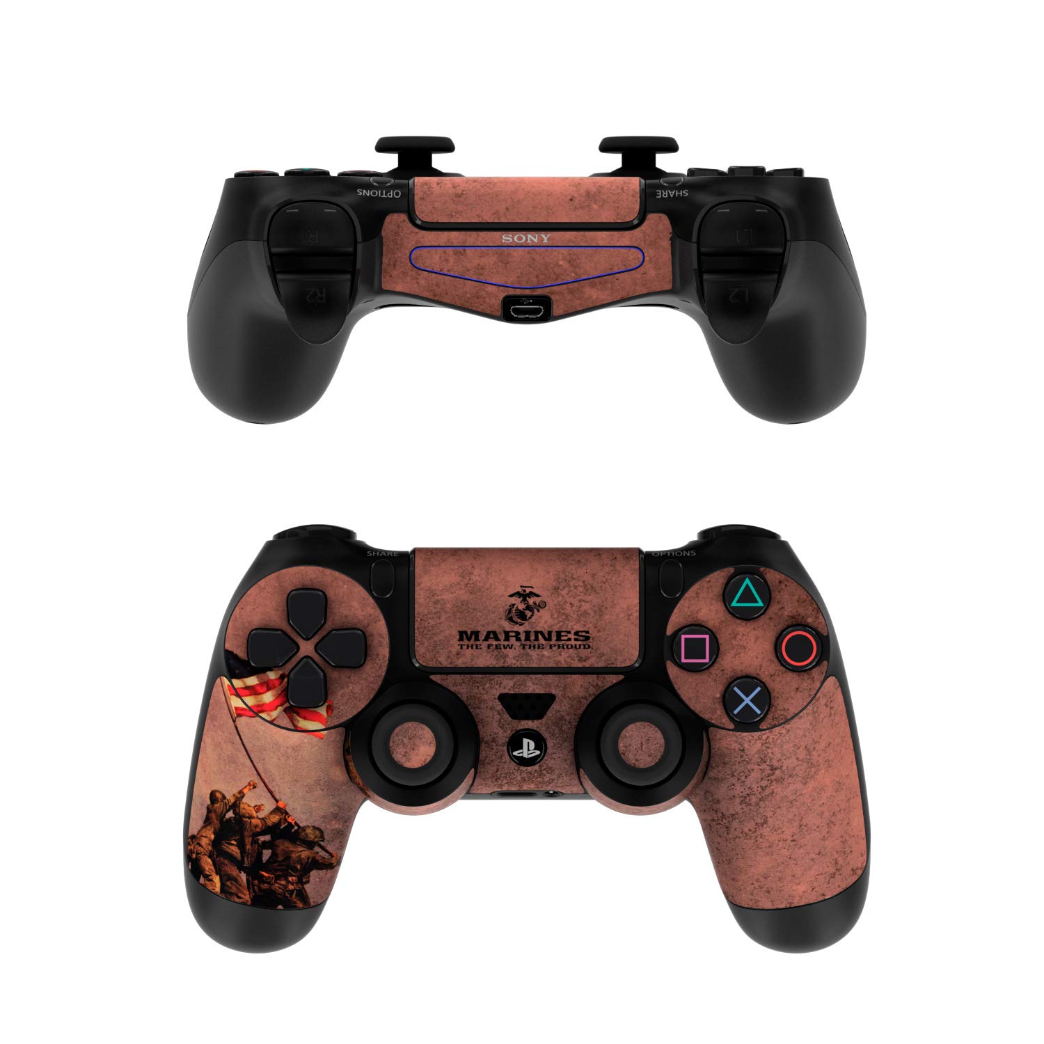 Honor PS4 Controller Skin Sticker Decal Wrap - Custom Protective Cover for PlayStation 4 Gamepad (Controller Not Included) - Perfect for Gaming, Collectors & Personalization