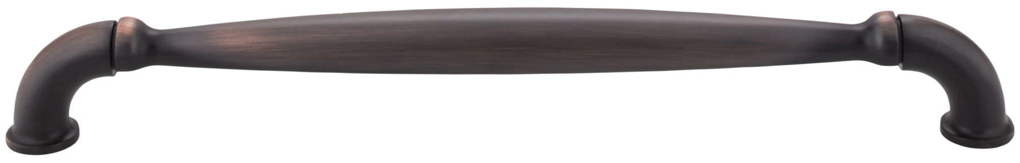 Jeffrey Alexander 737-12DACM Chesapeake Copper Appliance Pull - Vintage Style Cabinet Handle for Kitchen, Bathroom & Furniture (Set of 1) - Perfect for Drawers, Cabinets & Home Renovation Projects