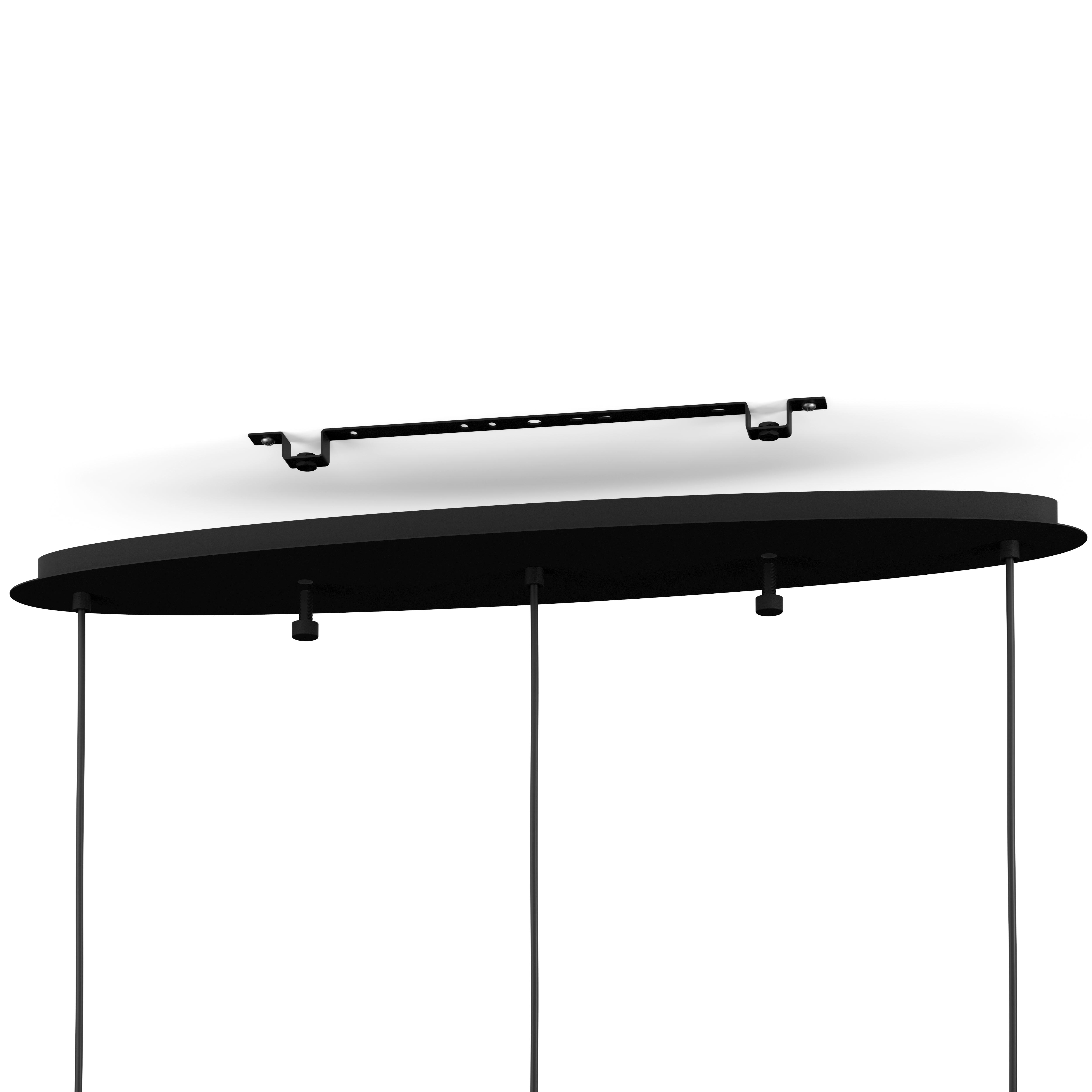 Eglo Aguilares 3-Light Black Pendant Light Fixture with Clear Glass Shades - Perfect for Kitchen Island, Dining Room, or Entryway Lighting