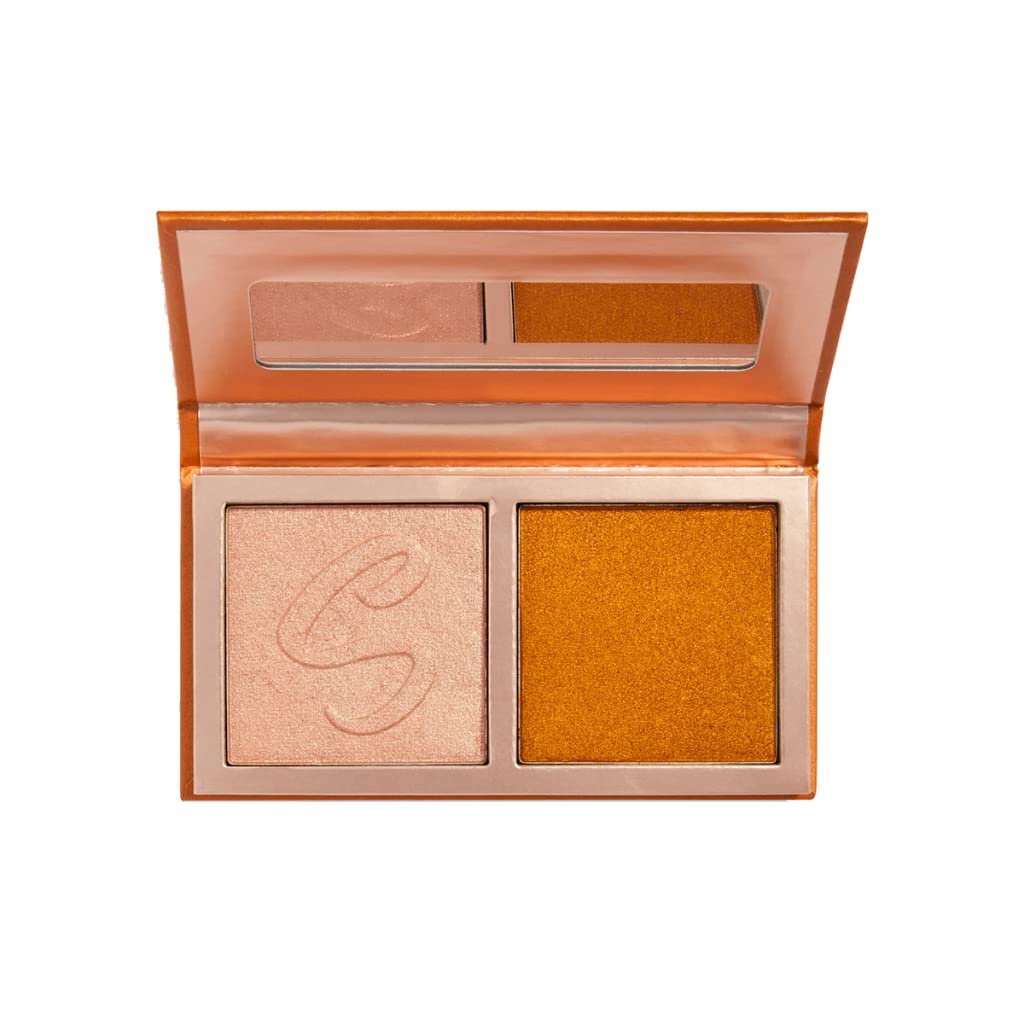 Revolution X Soph Face Duo Cookies and Cream Face Palette - Highlighting, Contouring & Shaping Makeup Kit | Long Lasting, Smudge Proof Compact | Honey Glaze | Perfect for Everyday Glam & Special Occasions