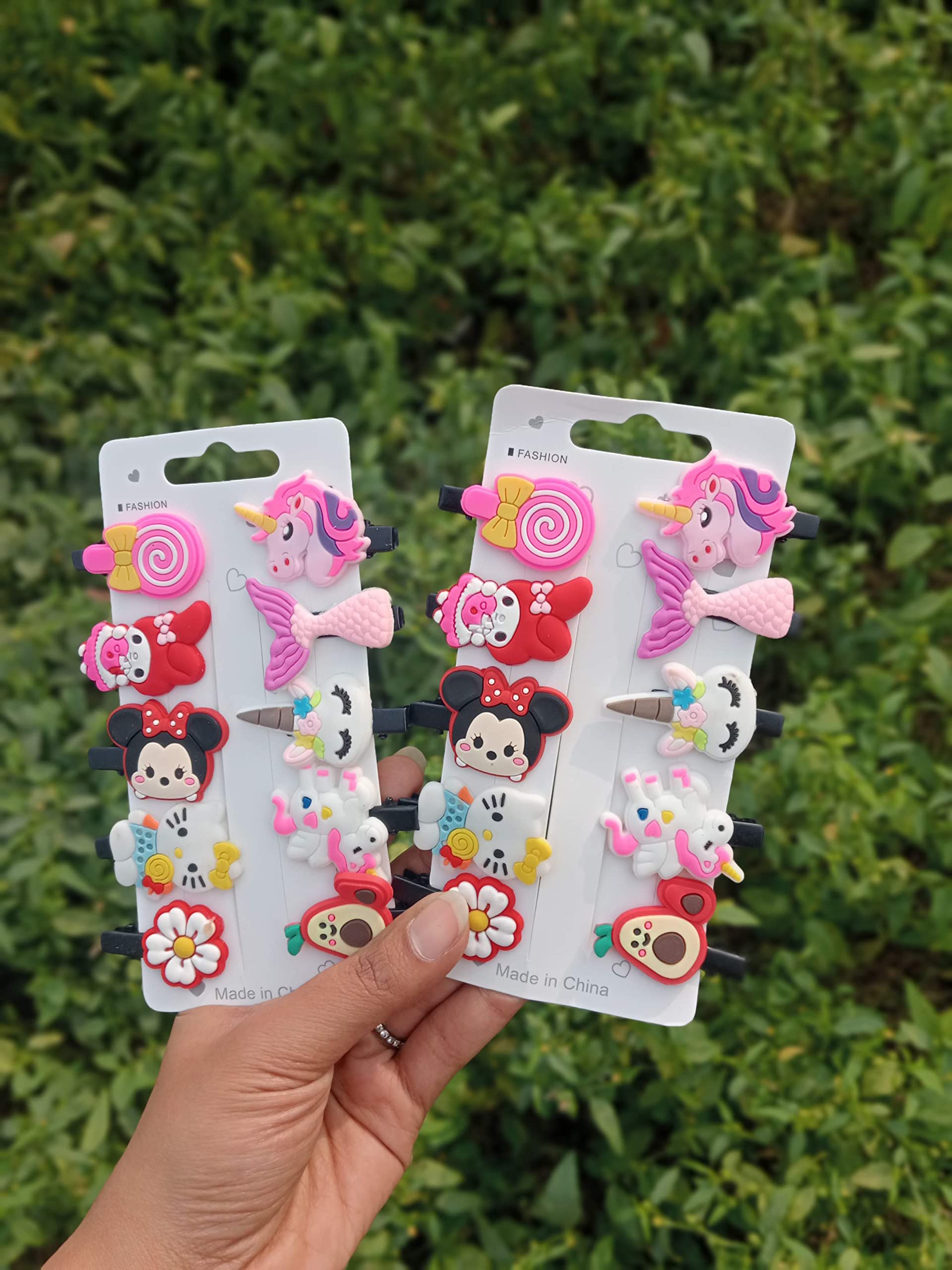 **Unicorn Hair Clips for Girls & Women - 6+1 Pack Metal Barrettes & Baby Hairpins | Cute Hair Accessories for Kids, Teens & Adults | Perfect for School, Parties & Daily Styling**
