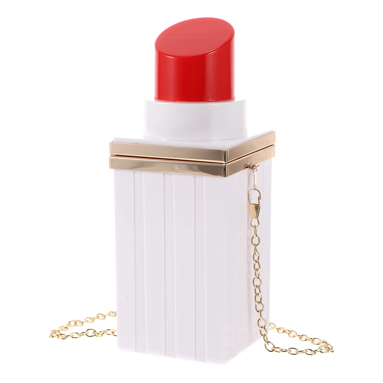 OSALADI Women's Lipstick Handbag with Chain Strap - Fashionable Portable Clutch Purse for Evening Parties, Banquets & Special Occasions | Perfect for Night Out, Wedding & Formal Events