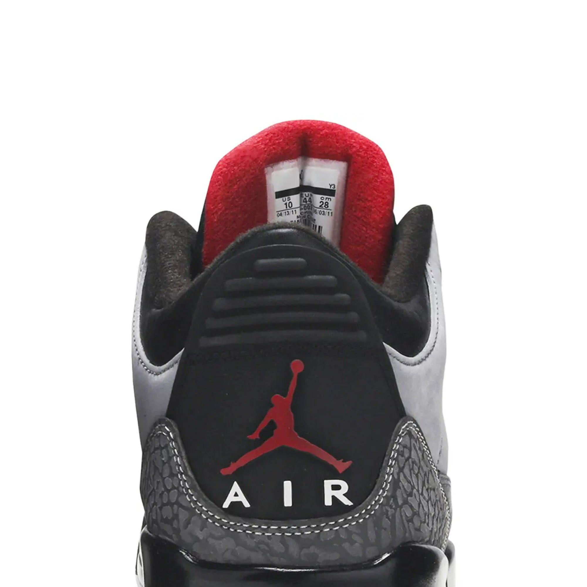 Air Jordan 3 Retro 'Stealth' (2011) - Men's Basketball Sneakers - Classic White & Gray Shoes for Casual Wear & Street Style