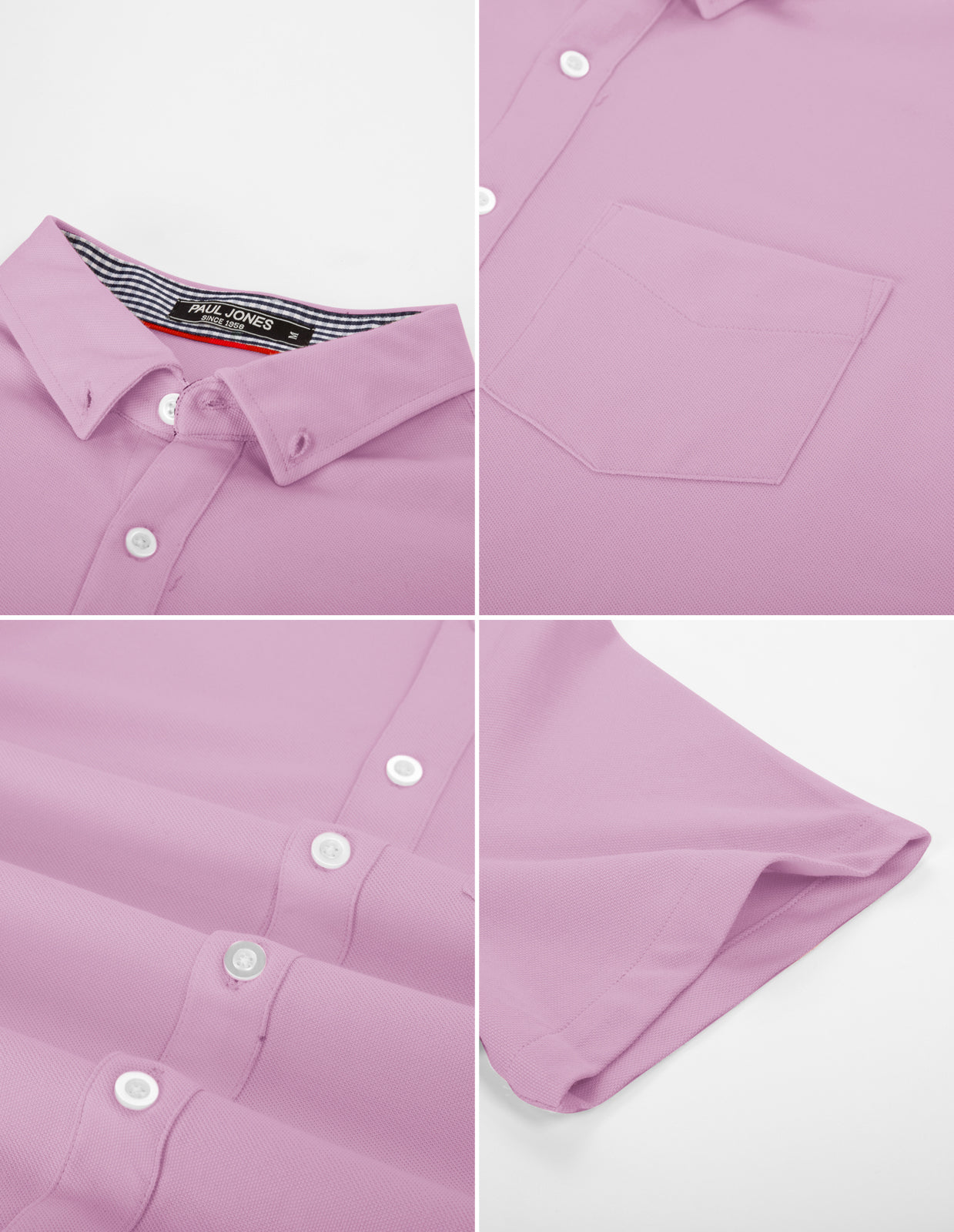 Men's Slim Fit Short Sleeve Oxford Shirt - Button Down Casual Shirt with Chest Pocket | Perfect for Office, Business Casual & Summer Outfits