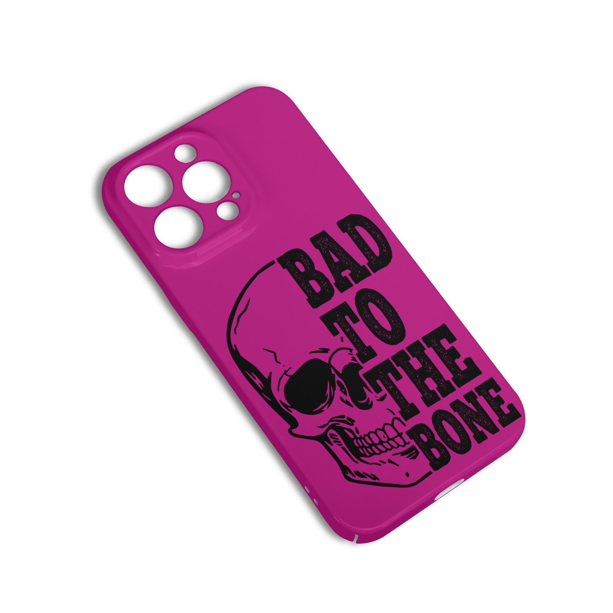 Bad To The Bone iPhone 15 Pro Max Case - Shockproof Protective Cover for iPhone 15 Pro Max (6.7 inch) - Durable Slim Design for Everyday Use, Work & Outdoor Activities