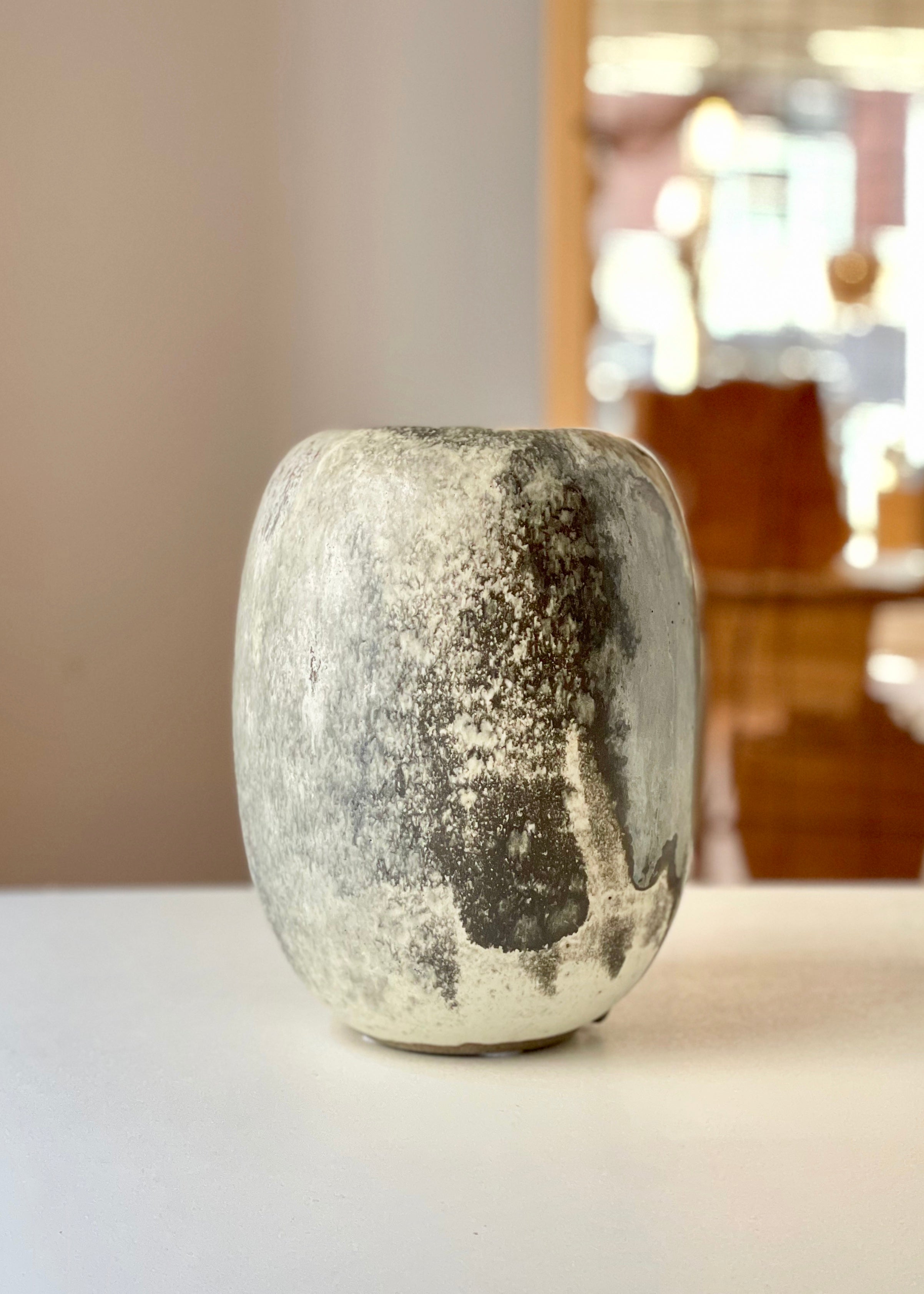 Aage Würtz Handmade Ceramic Vase - Scandinavian Modern Home Decor for Living Room, Dining Table & Office Desk Centerpiece