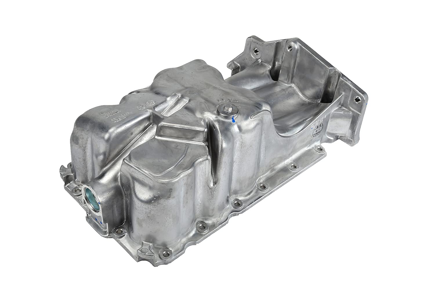 GM Genuine Parts 25200829 Engine Oil Pan - Compatible with Chevy, GMC, Cadillac Vehicles - Perfect for Oil Changes & Engine Maintenance