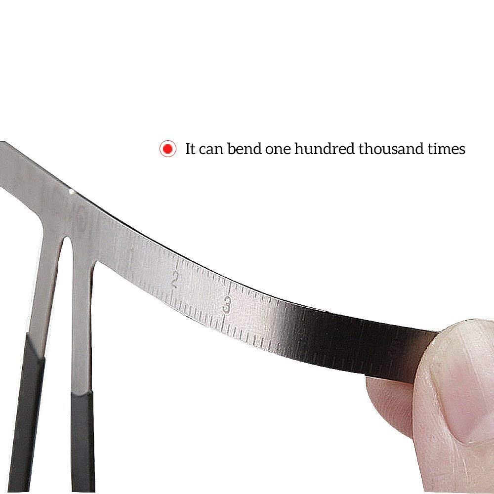 Eyebrow Mapping Guide Ruler for Perfectly Symmetrical Eyebrows - Professional Tattoo & Makeup Stencil Tool for Microblading, Permanent Makeup, and Beauty Enhancement - Ideal for Salon, Spa, and Home Use