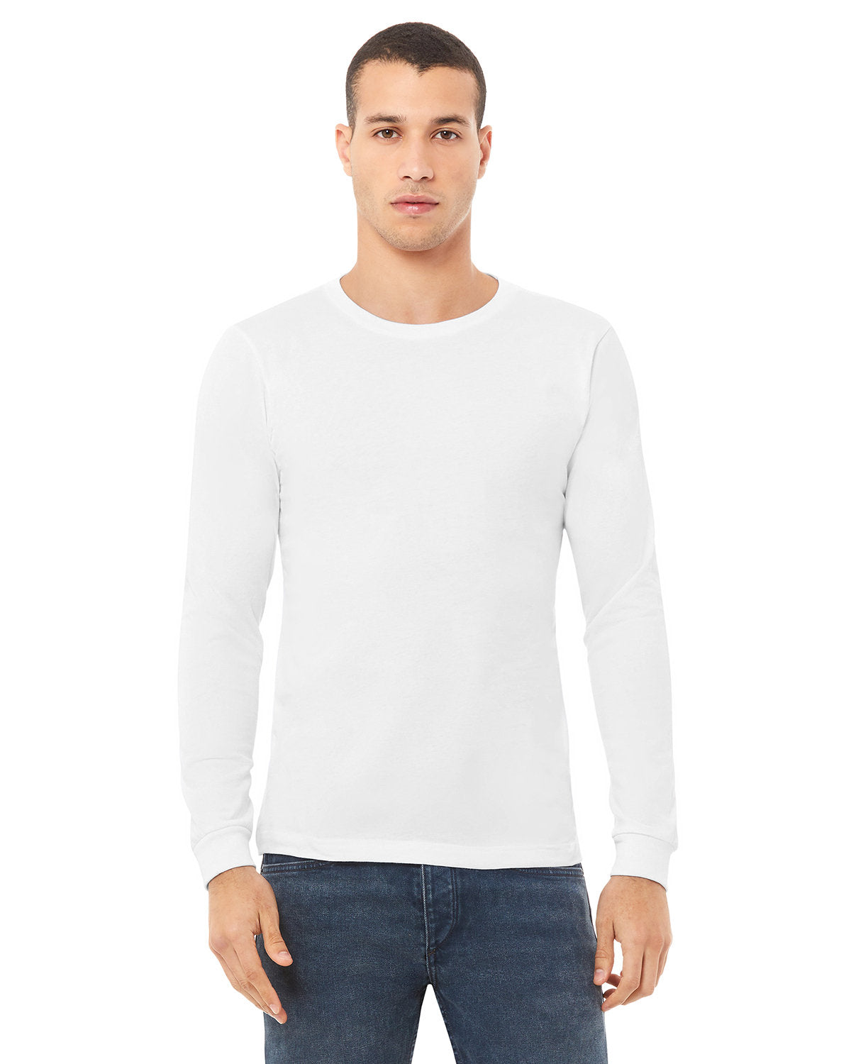 Bella + Canvas 3513 Unisex Triblend Long Sleeve T-Shirt - Soft Comfortable Crew Neck Tee for Men & Women - Perfect for Casual Wear, Layering, and Everyday Outfits