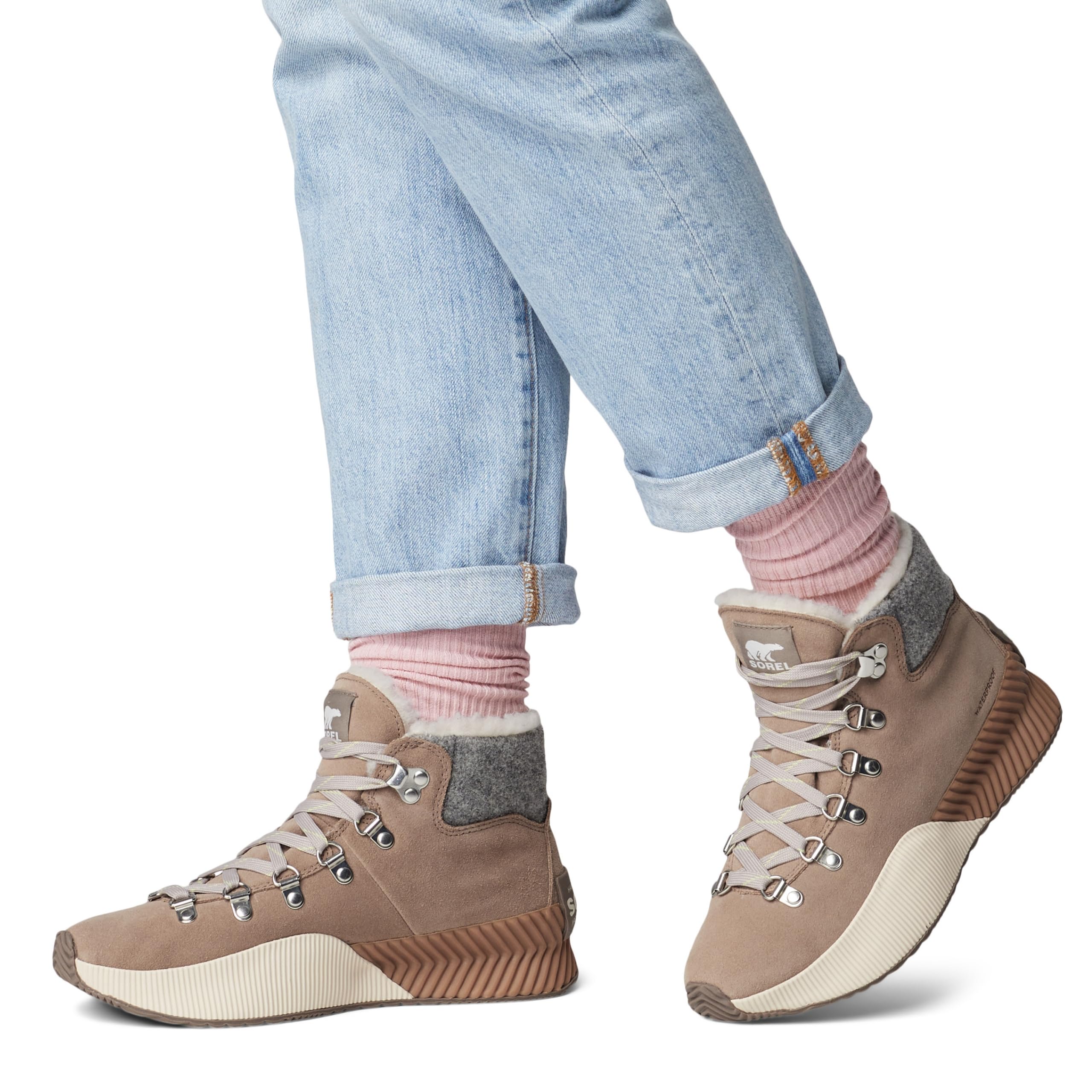 Sorel Women's Out N About III Conquest Waterproof Boots - Winter Snow Hiking Shoes for Women, Waterproof & Insulated for Cold Weather, Perfect for Outdoor Adventures, Hiking, and Snowy Conditions
