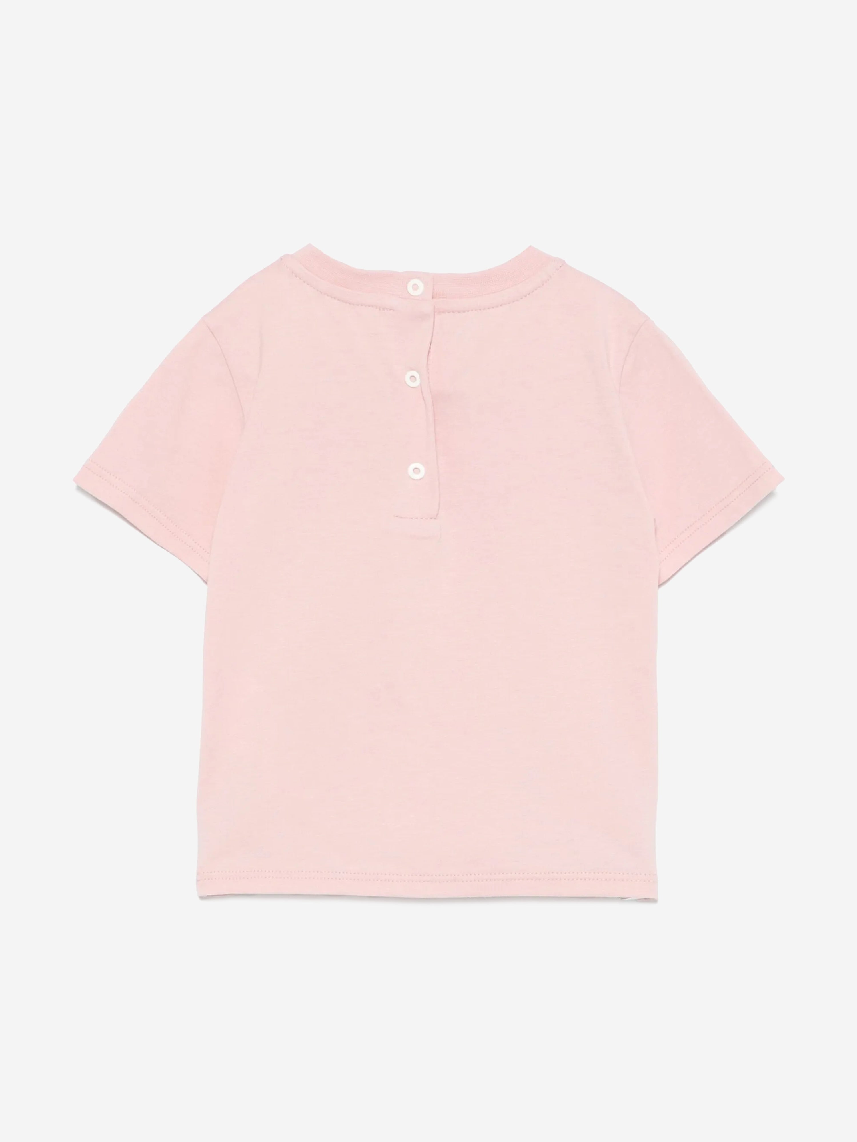 Adorable Pink Baby Girls Logo T-Shirt - Soft Cotton Casual Tee for Toddlers & Infants - Perfect for Playdates, Family Outings & Photo Shoots