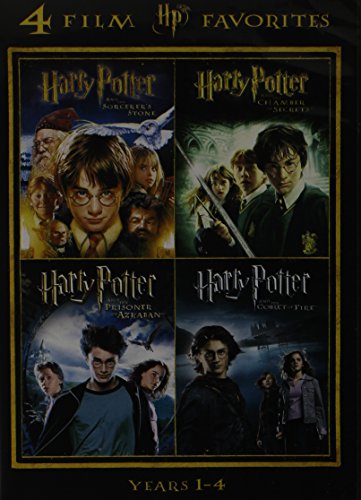 4 Film Favorites: Harry Potter Years 1-4 DVD Collection [Import] – Magical Movie Marathon for Kids & Family Movie Night