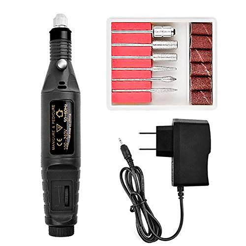 Professional Electric Nail Drill Kit - Portable Manicure Pedicure Tool for Acrylic Gel Polish Removal & Nail Art | Salon & Home Use