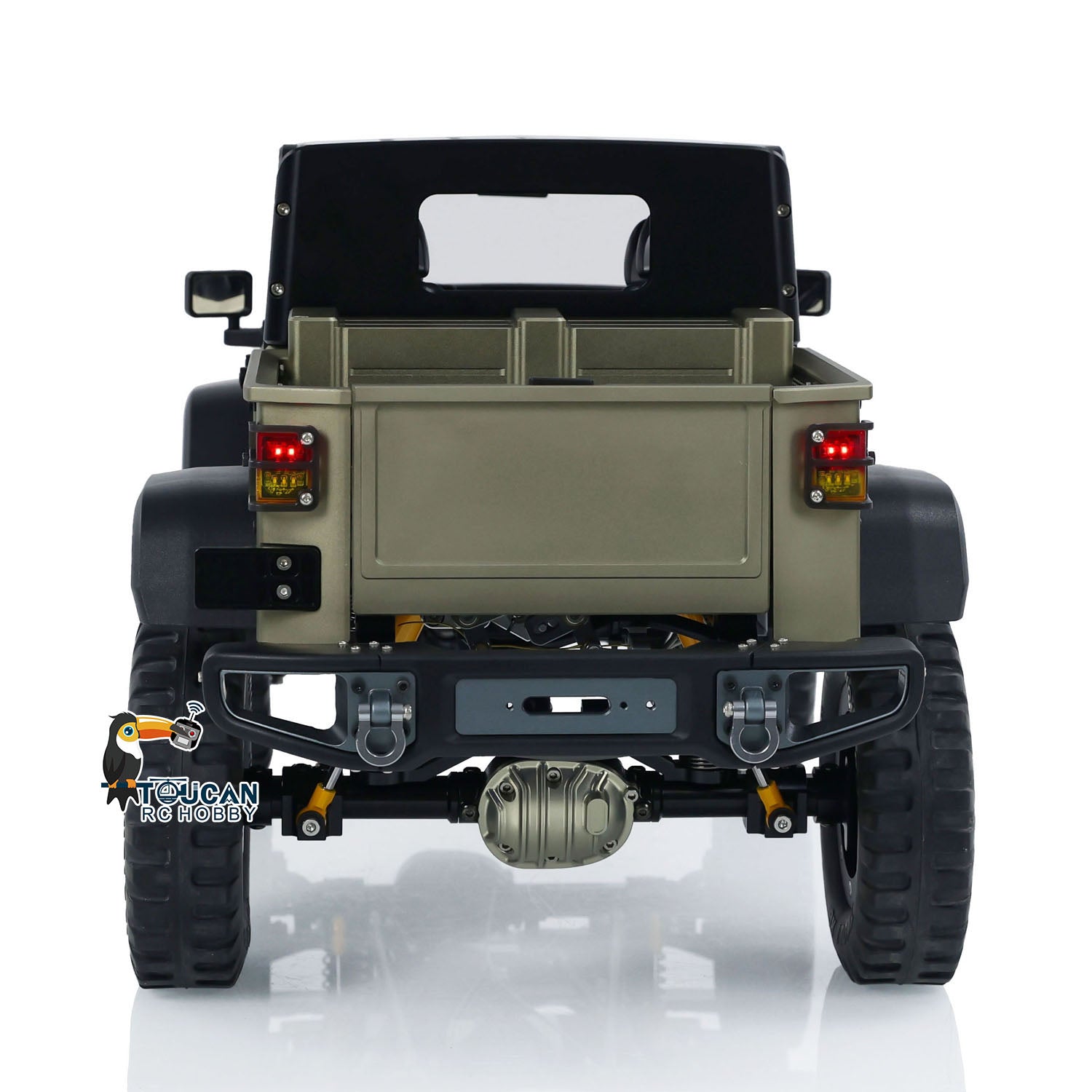 1/10 TW715 RTR RC Off-Road Metal Crawler Truck - Remote Control Climbing Vehicle with Realistic Sounds, LED Lights, Smoke & Winch - DIY Parts & Model for Adults - Perfect for Rock Crawling, Trail Adventures & Off-Road Enthusiasts