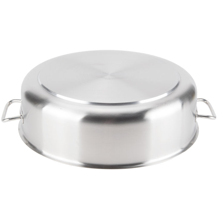 Vollrath Intrigue 24 Qt Stainless Steel Braiser Pan - Professional Commercial Cookware for Roasting, Braising & Searing - Perfect for Restaurants, Catering & Home Chefs