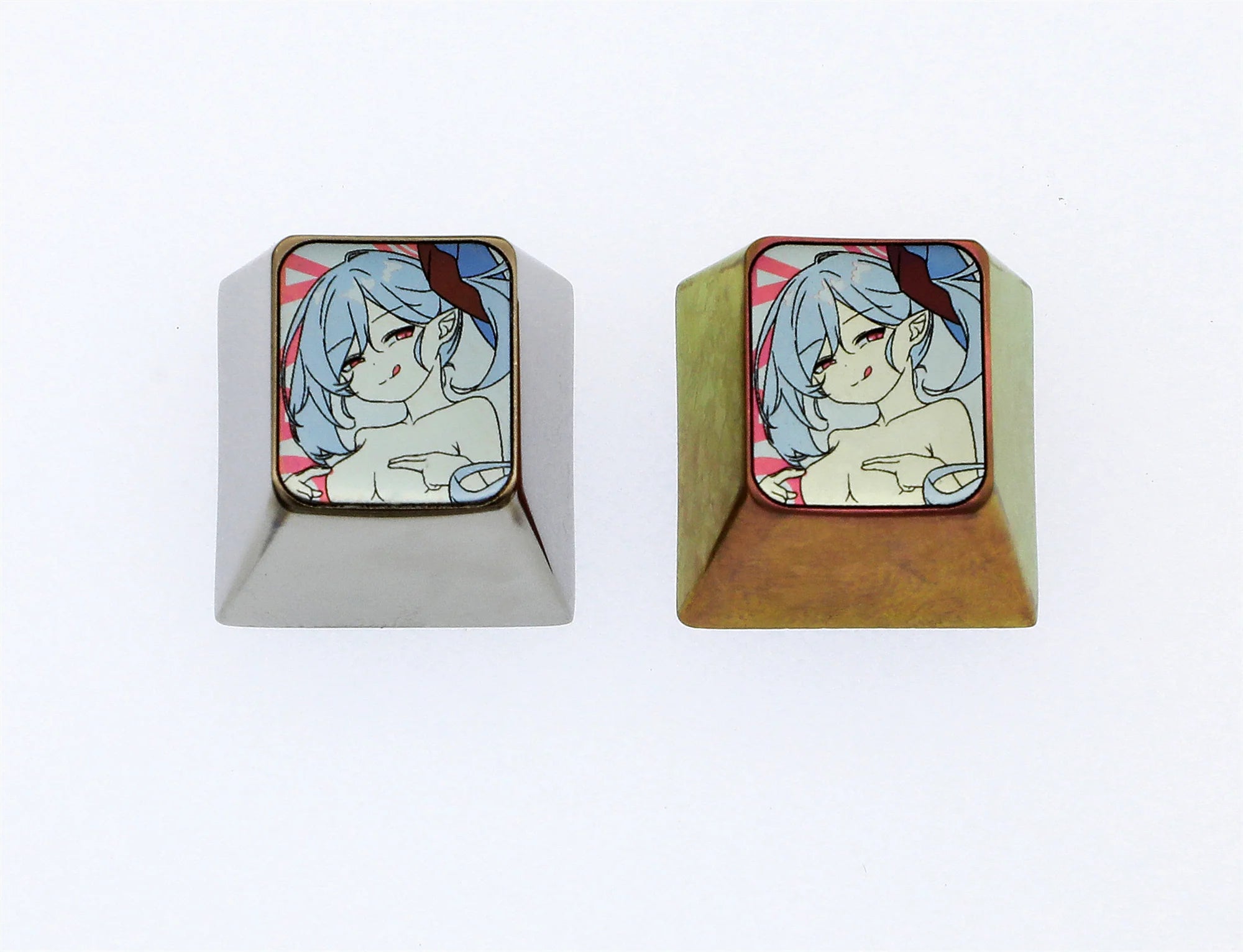 Premium Blue Archive Themed Titanium Alloy Keycaps - Custom Colorful CNC Carved Mechanical Keyboard Keycaps for Gaming & Typing Enthusiasts - Perfect for PC, Mac, and Custom Keyboard Builds