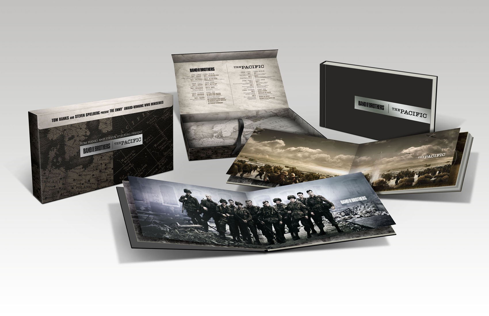 Band of Brothers & The Pacific Special Edition DVD Gift Set - WWII War Series Collection for History Buffs & Military Enthusiasts