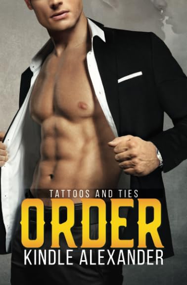 Order (Tattoos And Ties Series) - Trendy Temporary Tattoos & Stylish Neckties for Men - Perfect for Parties, Cosplay, and Fashion Statements