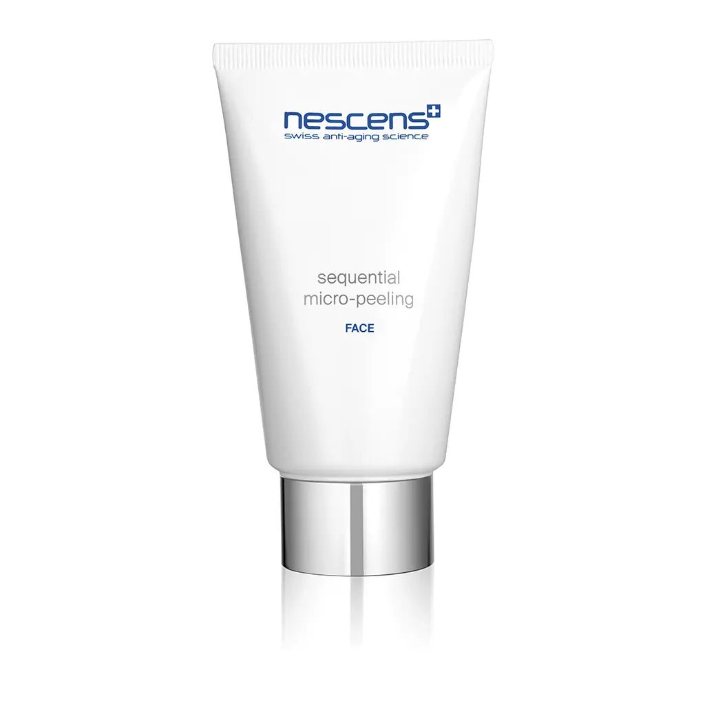 Sequential Micro Peeling Face Exfoliator - Gentle Daily Facial Scrub for Smooth Skin | Perfect for Skincare Routine & Glow Boosting