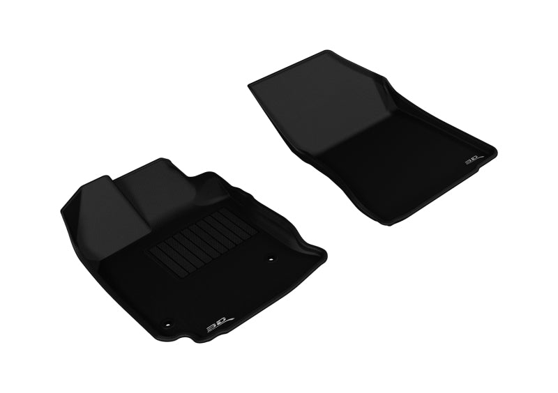 3D MAXpider Custom Fit Floor Mats for 2013-2015 Toyota Venza Kagu (1st Row) - Premium All-Weather Protection & Non-Slip Design - Perfect for Daily Commutes, Road Trips & Family Adventures