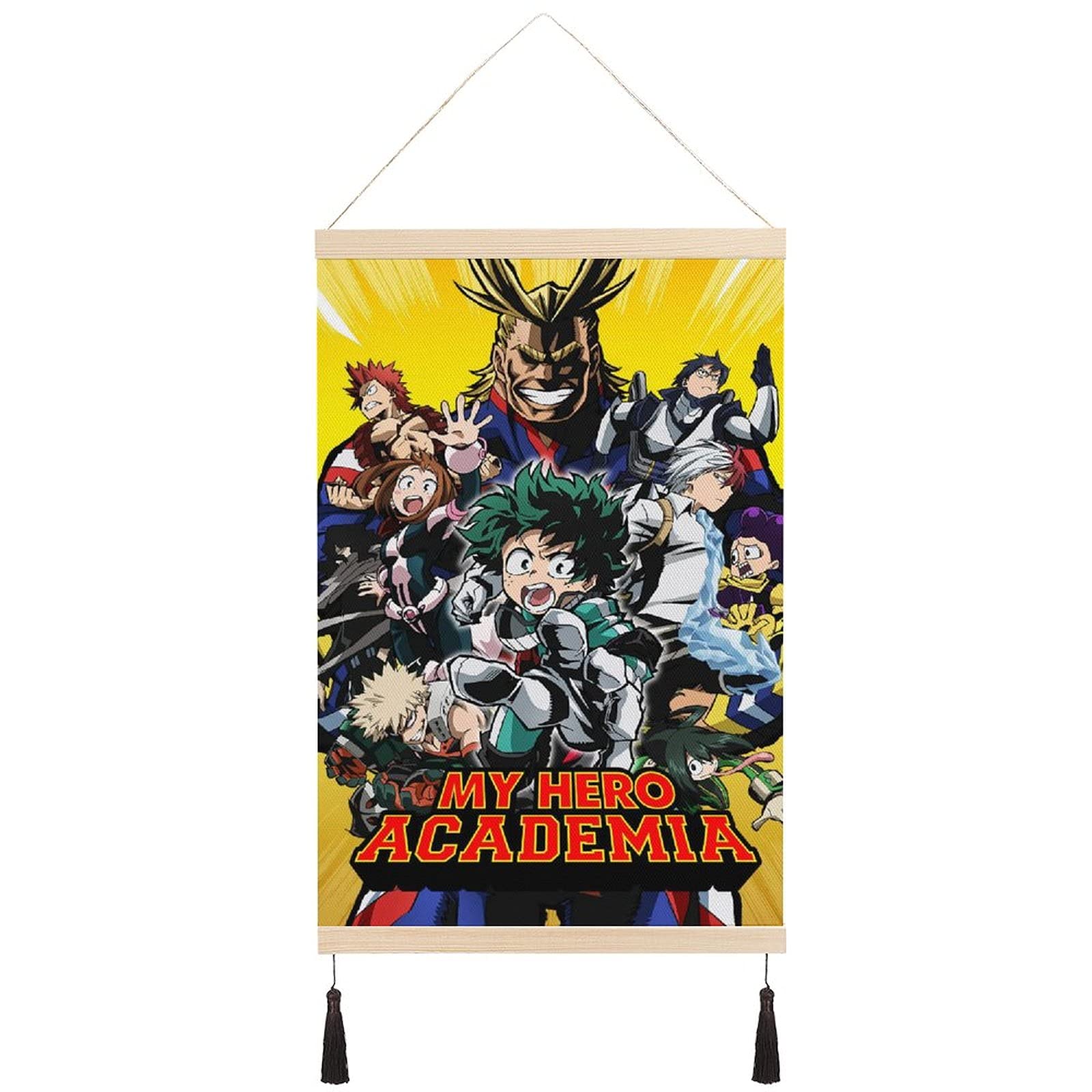Anime Family Wall Art Hanging Scroll Canvas Poster - Japanese Manga Decor for Living Room, Bedroom & Office