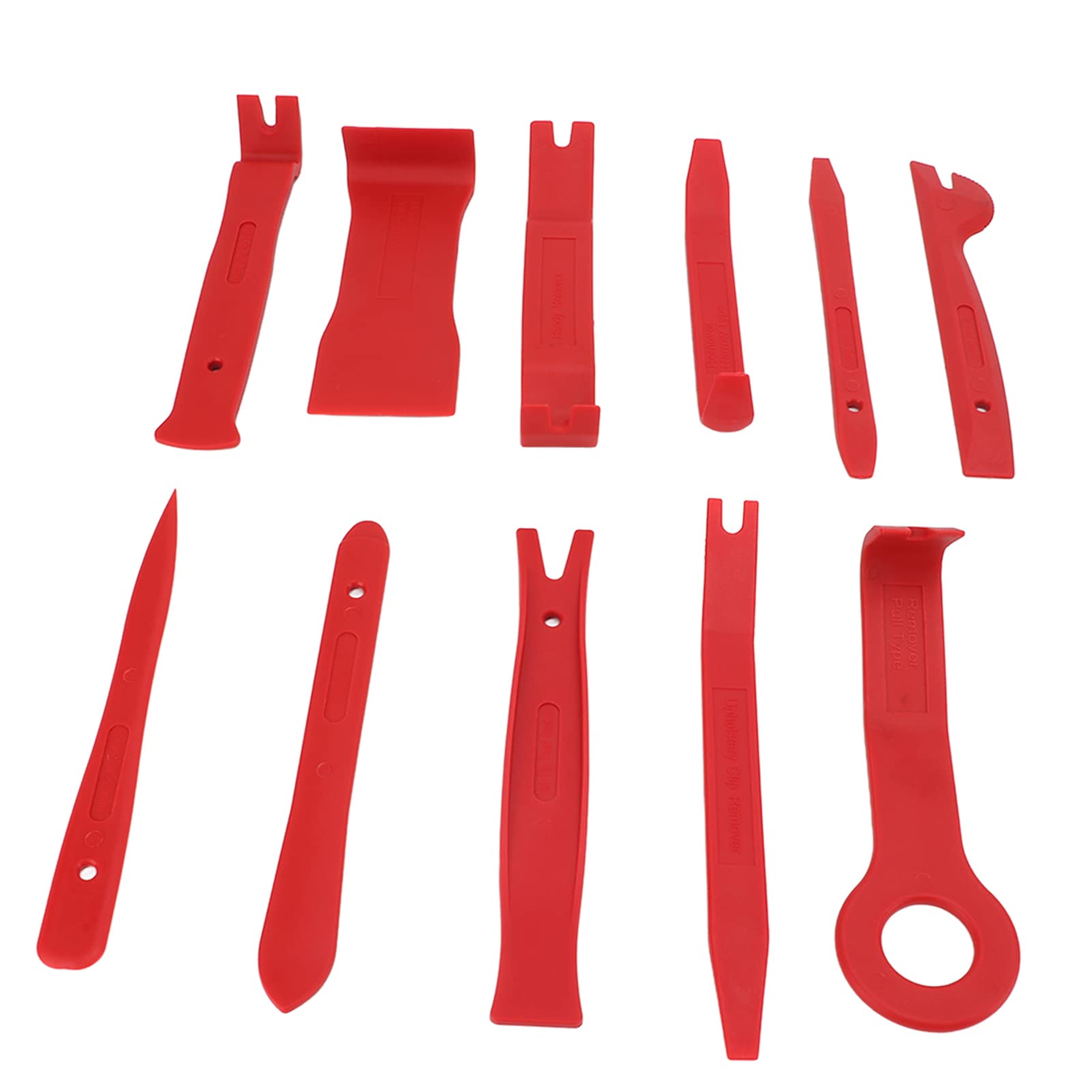 KIMISS 11PCS Car Trim Removal Tool Set - Ergonomic Scratch-Proof Auto Panel Pry Tools for Radio, Door & Dashboard Repair | Perfect for DIY Car Audio Installation & Interior Maintenance