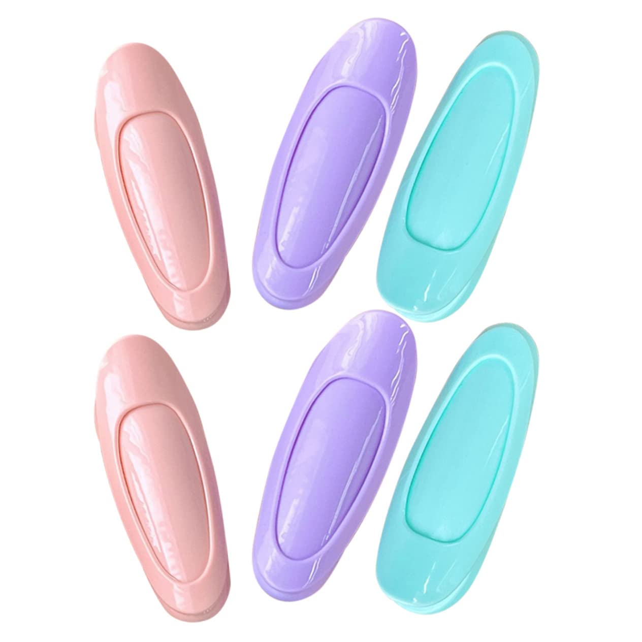 STOBOK 2 Sets Hair Rollers for Short Hair - Bang Rollers & Hair Clips for Volume (6pcs x 2) - Perfect for Styling, Curling & Adding Volume to Short Hair & Bangs at Home or Salon