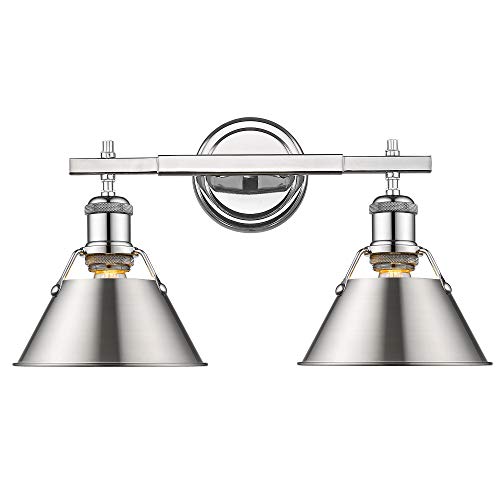Chrome with Pewter Shade