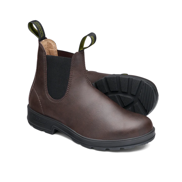 Blundstone 2116 Original Vegan Brown Leather Chelsea Boots - Comfortable & Durable for Men & Women | Perfect for Work, Hiking & Casual Wear