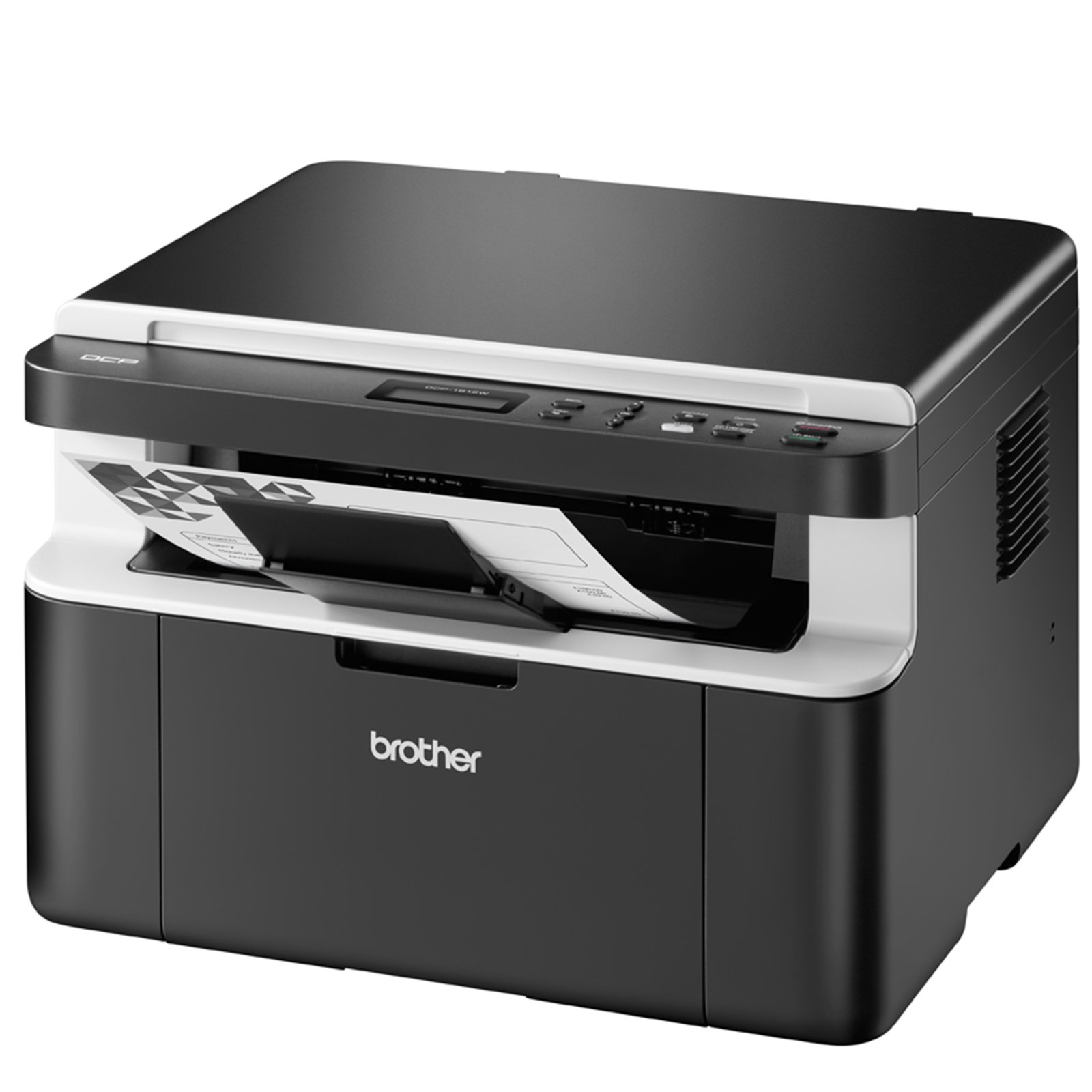 Brother DCP 1612W Wireless All-in-One Printer for Home & Office - Print, Scan, Copy | Compact Design for Small Spaces