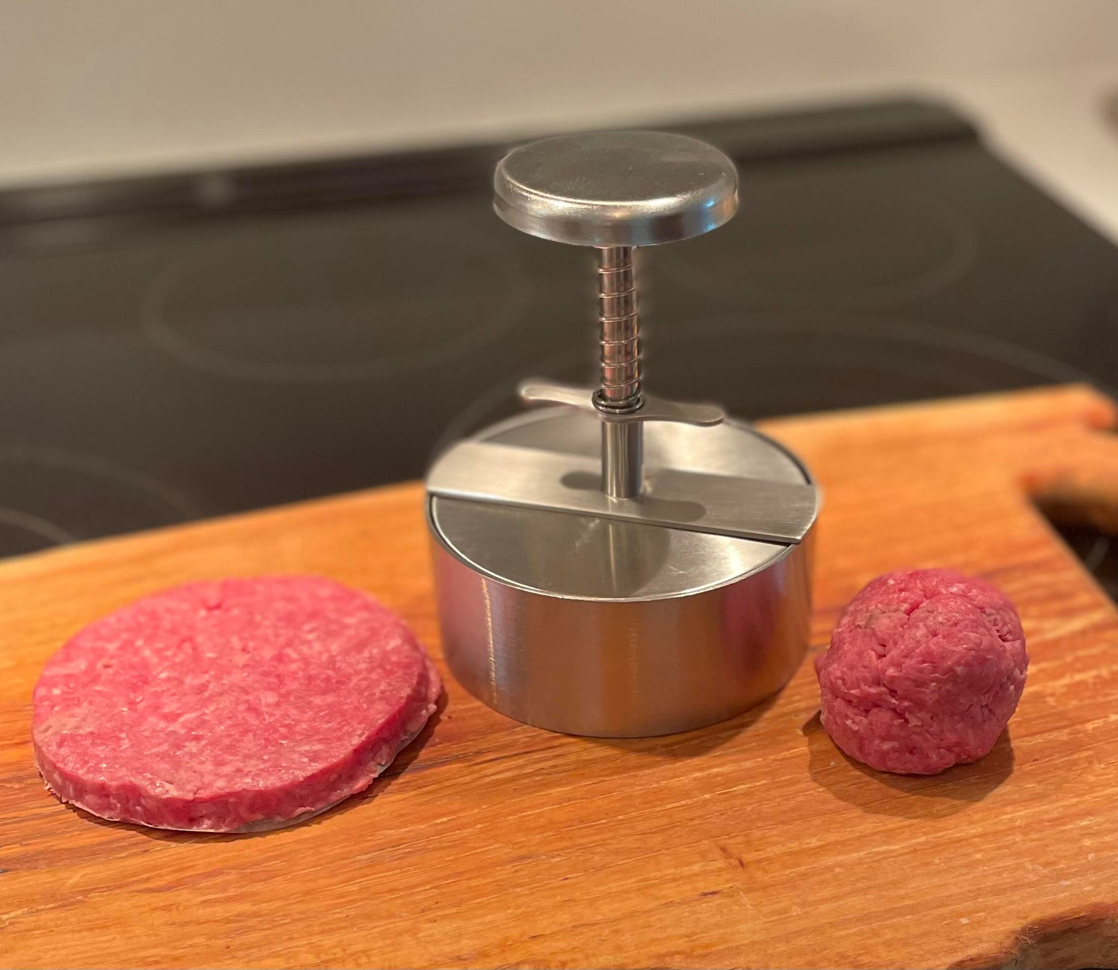 Stainless Steel XL Burger Press 5.5