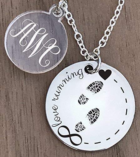 Best Running Necklace for Women - Lightweight & Durable Runner Jewelry - Perfect Gift for Female Athletes - Ideal for Marathons, Workouts & Outdoor Activities
