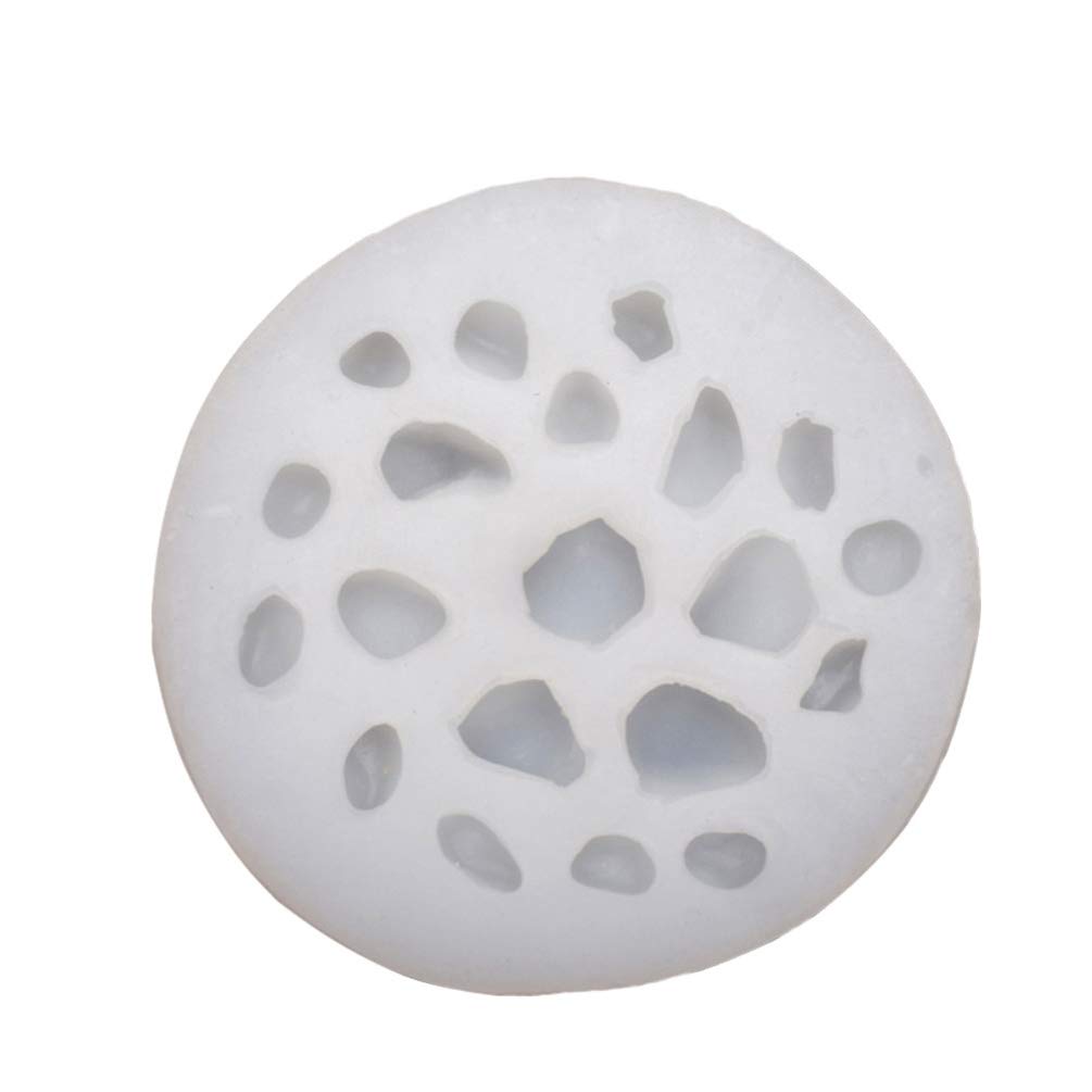 1Pc DIY Stone Silicone Mold for Pebble Making - Irregular Hand Stone Crafting, Resin Art Decor - Perfect for Home Decoration, Garden Stones, and Resin Dice Making Projects