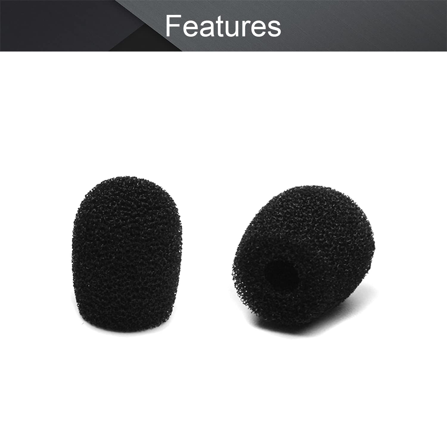 10Pcs Lavalier Microphone Windscreen Foam Covers - Compatible with Various Headset Mics | Noise Reduction & Wind Protection for Podcasting, Recording, Streaming & Interviews