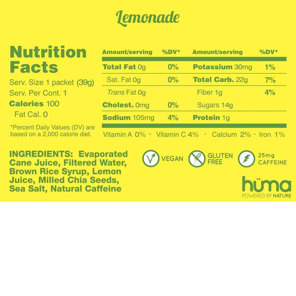 Huma Chia Energy Gel - 42g Pack - Natural Endurance Fuel for Runners, Cyclists & Athletes - Perfect for Long-Distance Training & Marathon Energy Boost