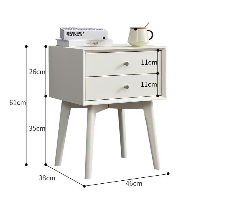 Modern Nordic Style Solid Wood Bedside Lamp - GABRIEL Table Lamp for Bedroom, Nightstand, Living Room, and Office Decor