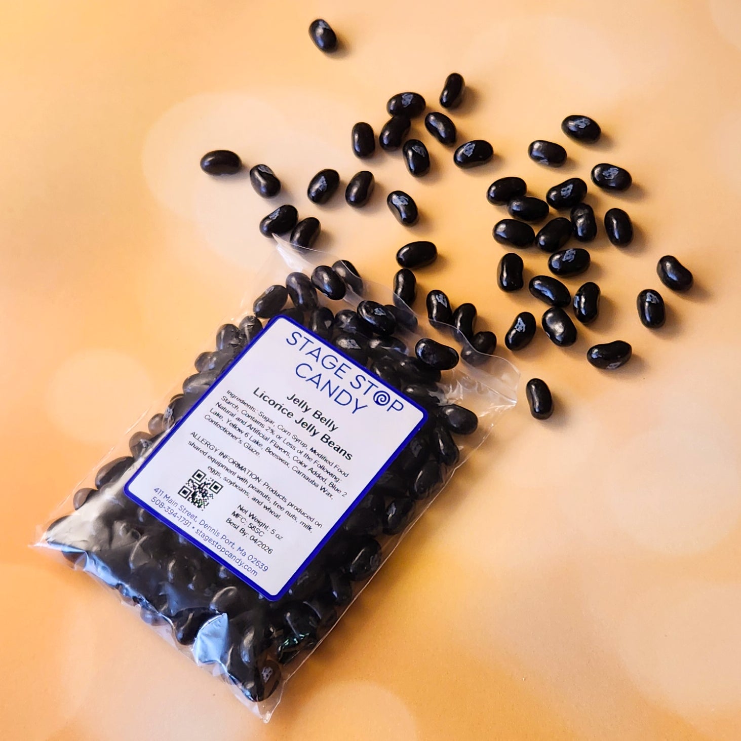 Jelly Belly Licorice Flavor Jelly Beans - 3.5oz Candy for Halloween, Party Favors & Office Snacks | Black Licorice Gourmet Jelly Beans
