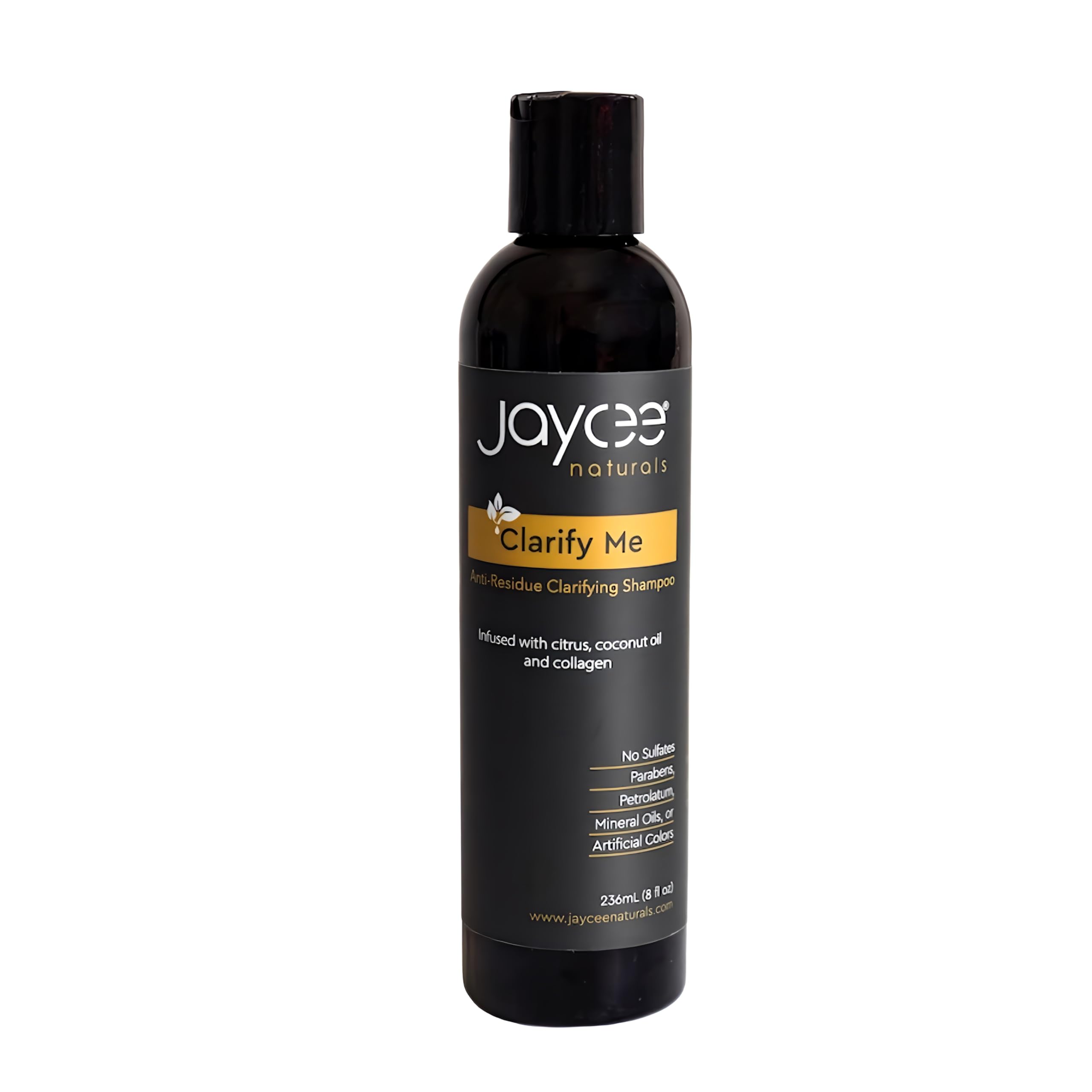 Clarify Me Anti-Residue Clarifying Shampoo with Citrus, Coconut Oil & Collagen - Removes Buildup, Purifies Scalp - For All Hair Types - 8 oz - Perfect for Post-Styling, Swimming & Deep Cleansing