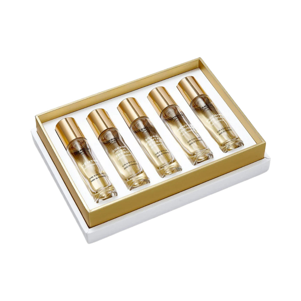 Men's 5 Piece Holiday Fragrance Gift Set - 5x10ml Eau De Parfum Spray Collection - Perfect for Christmas, Birthday & Anniversary Gifts
