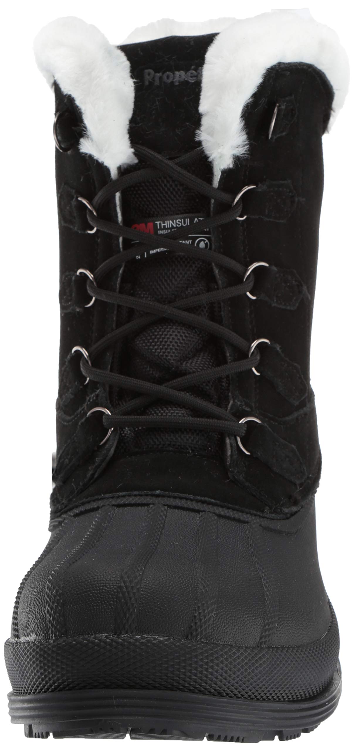 Propét Women's Lumi Tall Lace Boots - Waterproof Winter Snow Boots with Cushioned Insoles for Comfort & Warmth - Perfect for Hiking, Walking, and Cold Weather Outdoor Activities