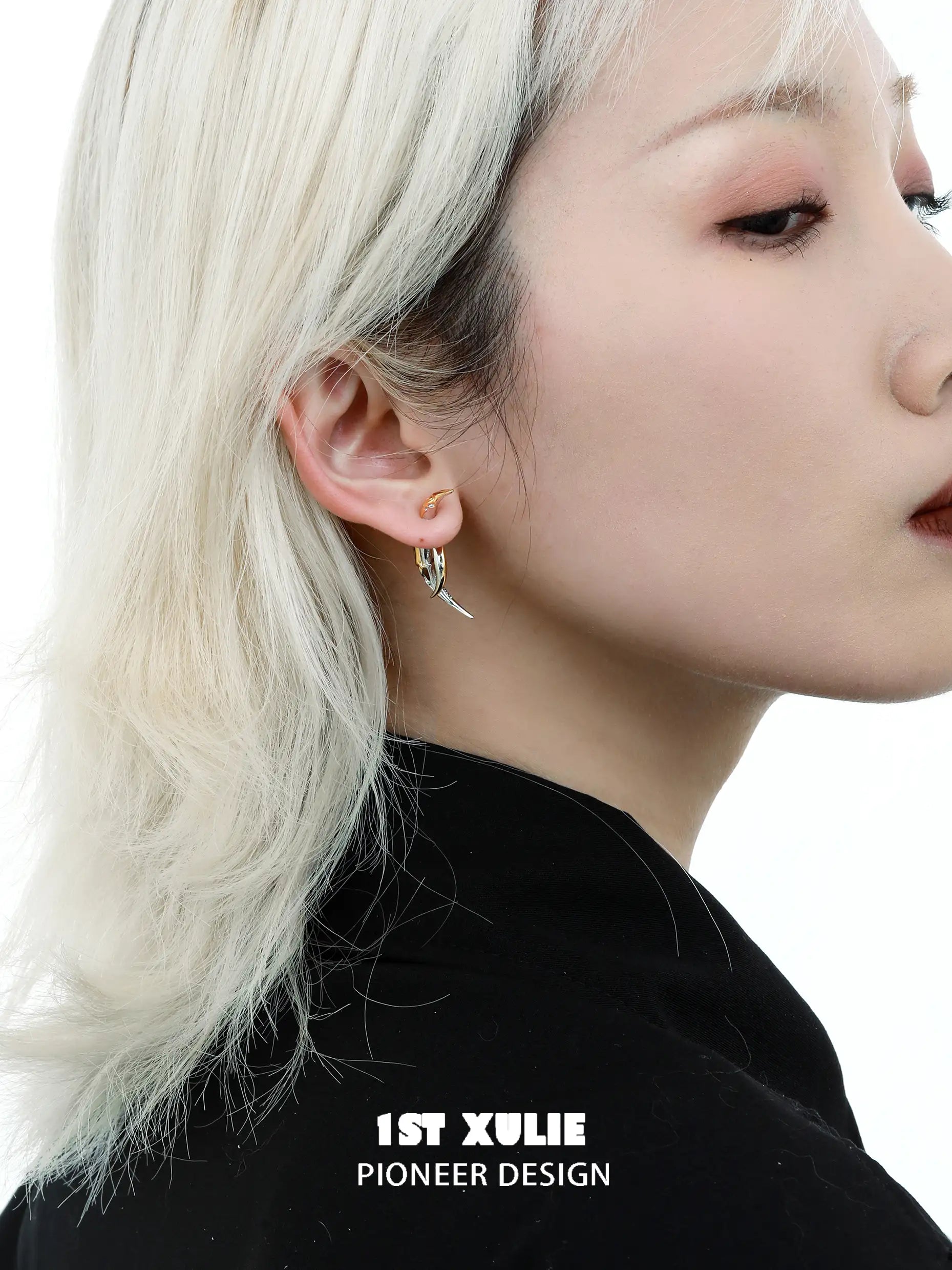 925 Sterling Silver Crescent Moon Barbed Earrings for Women - Hypoallergenic Dangle Earrings for Everyday Wear & Special Occasions