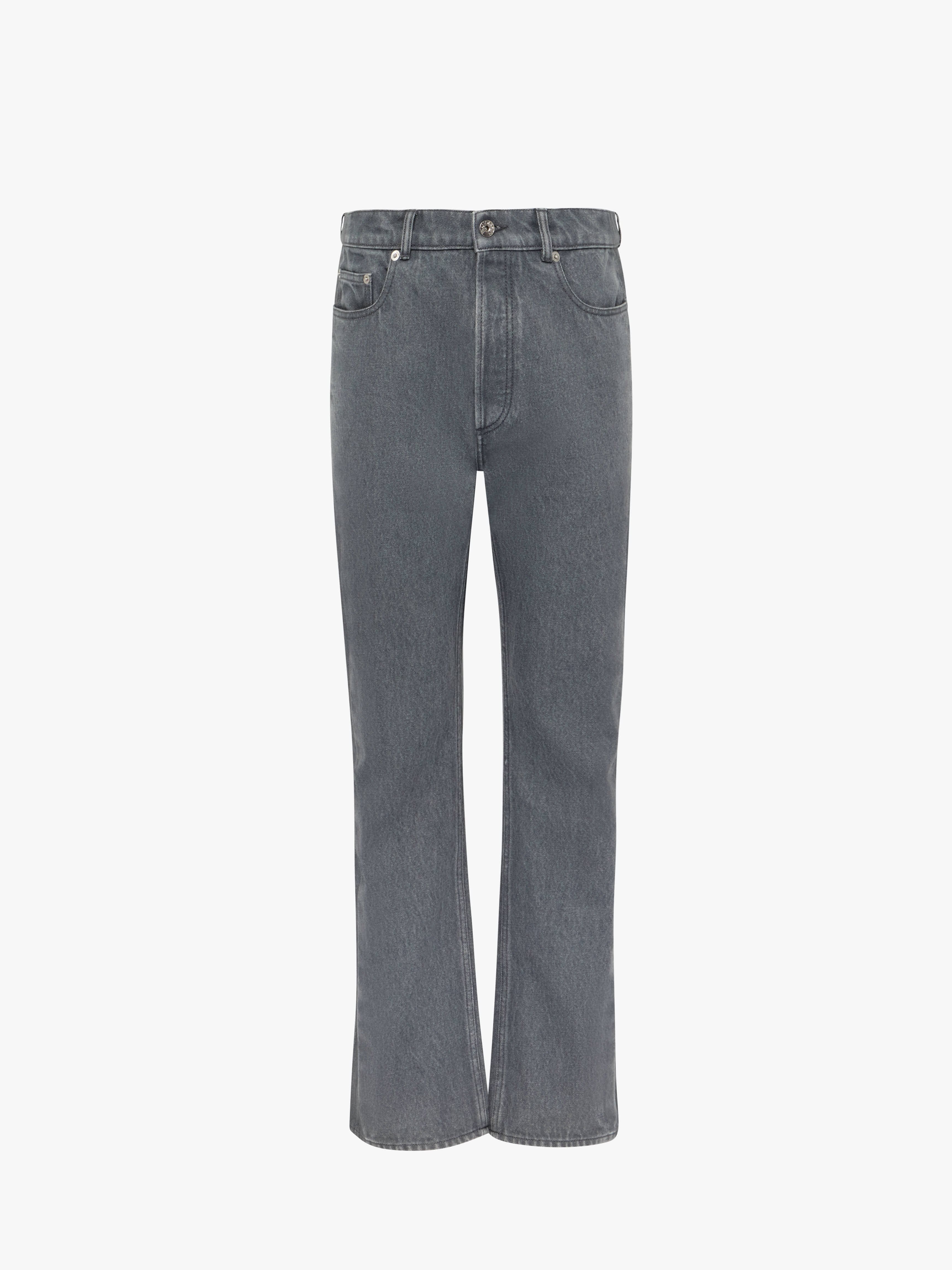 Bootcut Jeans for Women - Light Grey Denim Pants with Stretch Comfort - Perfect for Casual Wear & Office Outfits