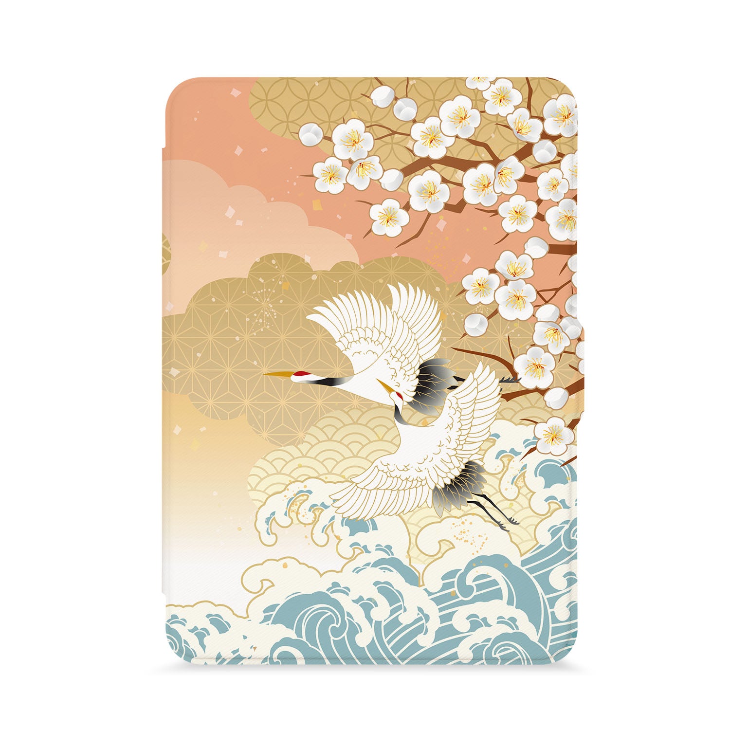 Premium Japanese Pattern Kindle Case - Stylish & Protective Cover for Kindle E-Readers - Perfect for Travel, Work & Daily Use