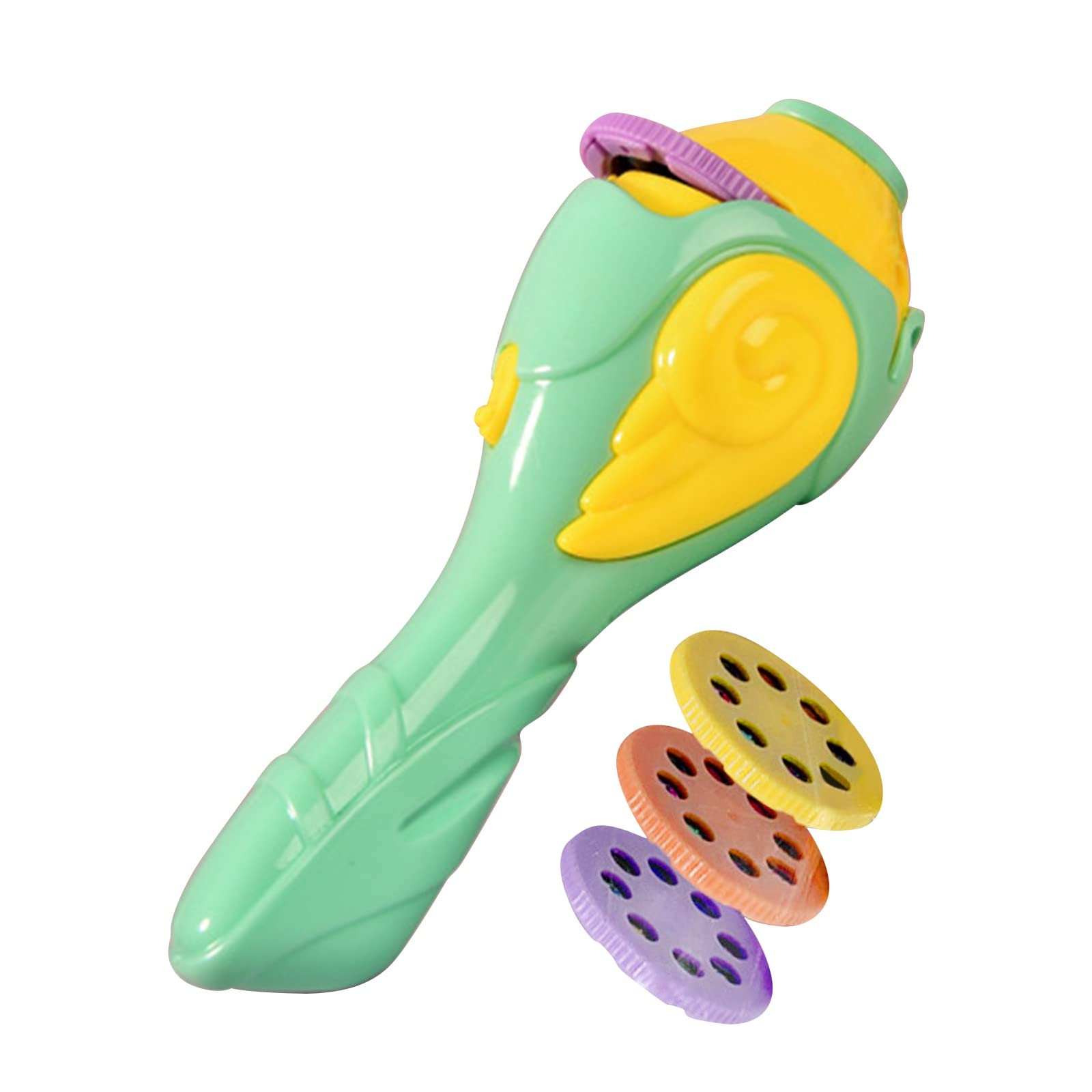 Kids Luminous Projection Flashlight - Early Learning Educational Toy for Boys & Girls, Fun Cartoon Night Light for Bedtime & Storytelling - Perfect Parent-Child Interactive Gift (Green, One Size)