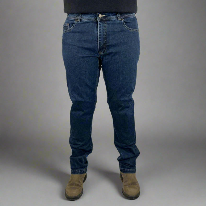 Men's Classic Armored Jeans - Durable Motorcycle Riding Pants for Safety & Comfort - Perfect for Bikers, Commuters & Outdoor Adventures