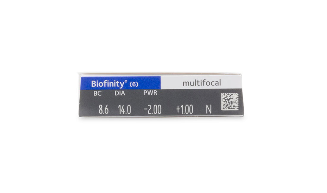 Biofinity Multifocal Contact Lenses (6 Pack) - Monthly Disposable for Presbyopia - Comfortable & Breathable for All-Day Wear - Perfect for Work, Reading & Digital Screen Use