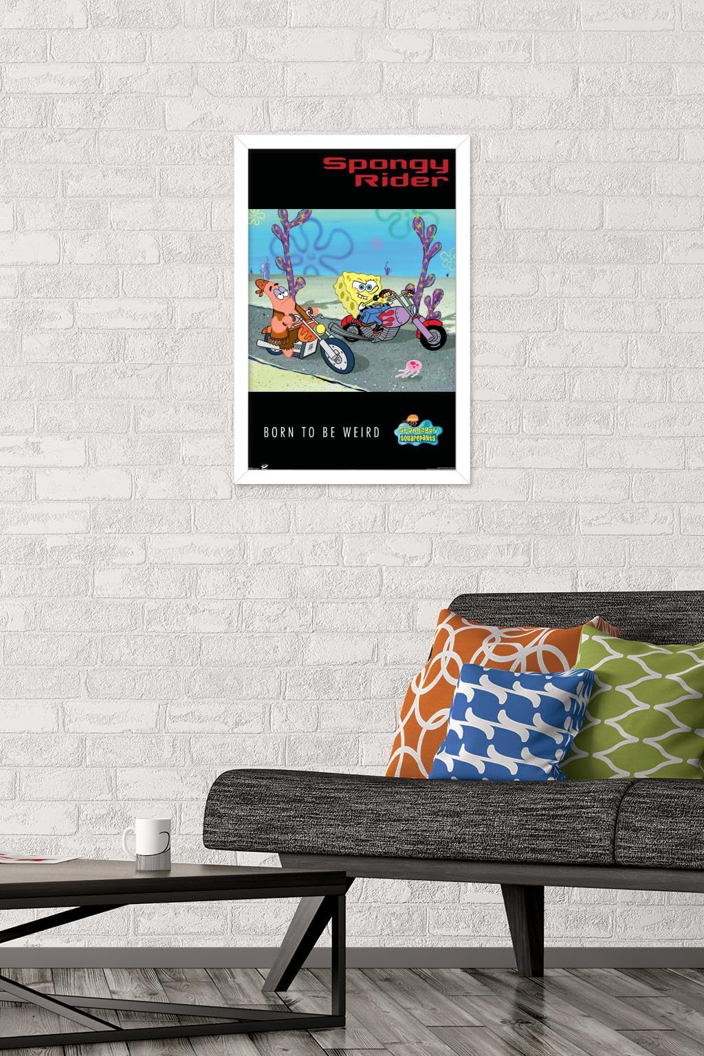 Trends International Nickelodeon SpongeBob SquarePants Biker Wall Poster - 14.725
