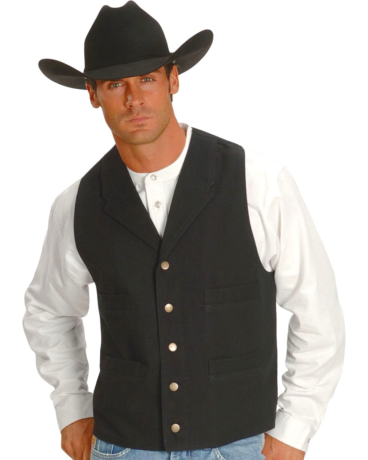 Men's Cotton Canvas Vest - Scully Rangewear for Outdoor Hunting & Casual Wear | Durable & Comfortable for Hiking, Camping & Everyday Use
